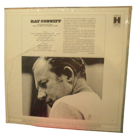 Ray Conniff (11/6/1916-10/12/2002) Love Is A Many Splendored Thing, Harmony 1969 - Picture 2 of 7